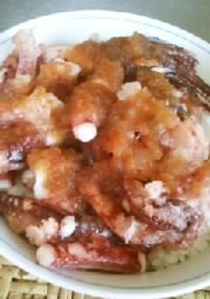 ケンミンショー・旭川の「ゲソ天丼」簡単に-レシピのメイン写真