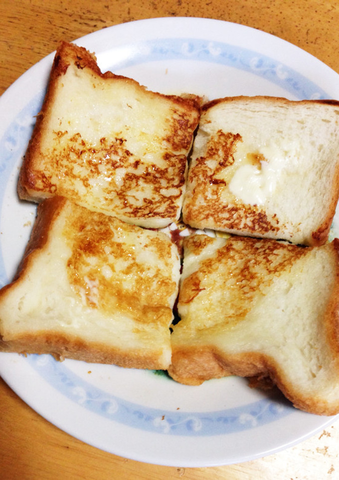 卵不使用☆トロけるミルクフレンチトースト-レシピのメイン写真