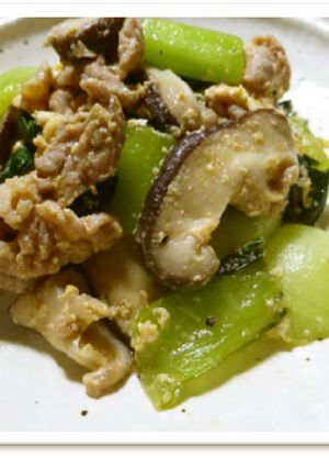 豚肉とチンゲン菜の中華風炒め-レシピのメイン写真