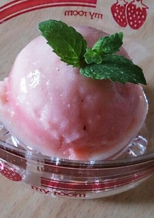 桃のシャーベット-レシピのメイン写真
