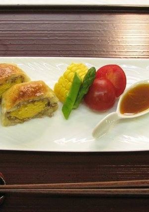 【たまニコ】オリーブと香草風味ミートパイ-レシピのメイン写真