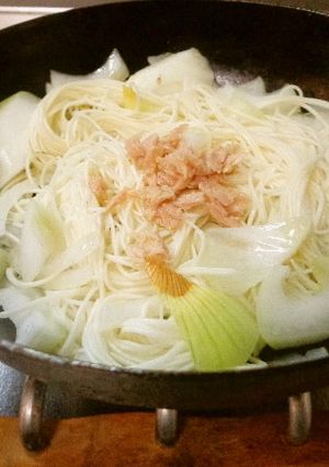 最速のそうめんチャンプルー-レシピのメイン写真