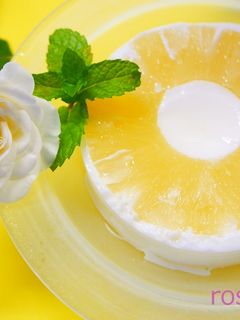 おしゃれなひんやりデザート「パイナポー」-レシピのメイン写真