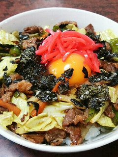 牛バラで スタミナ丼-レシピのメイン写真