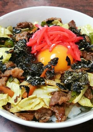 牛バラで スタミナ丼-レシピのメイン写真
