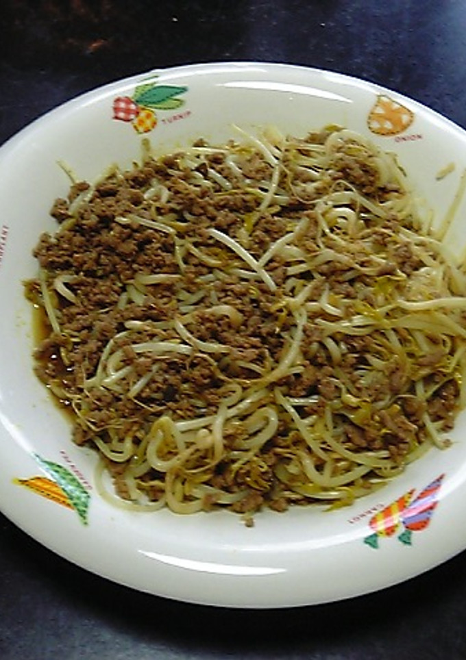 もやしと挽肉のカレー醤油炒め-レシピのメイン写真