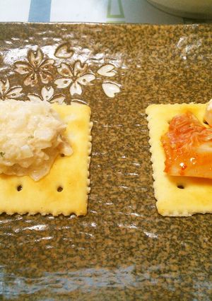 ツナとクラッカー-レシピのメイン写真