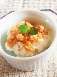 簡単レアチーズケーキ風deカロリーオフ☆-レシピのメイン写真