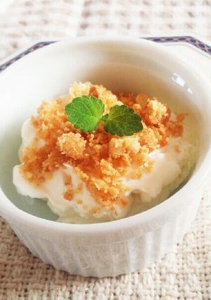 簡単レアチーズケーキ風deカロリーオフ☆-レシピのメイン写真