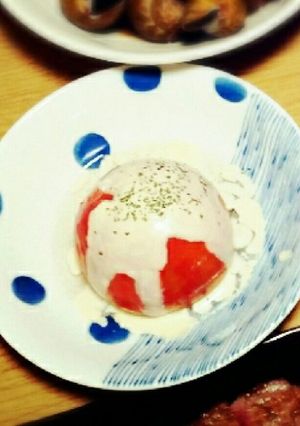 夏に冷たいまるごとトマトサラダ-レシピのメイン写真