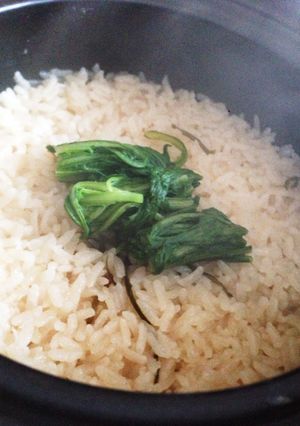 春菊だしごはん-レシピのメイン写真