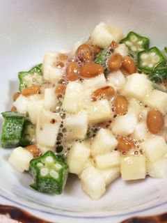 長芋オクラ納豆-レシピのメイン写真