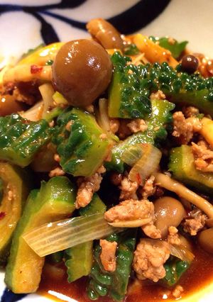 麻婆ゴーヤ-レシピのメイン写真