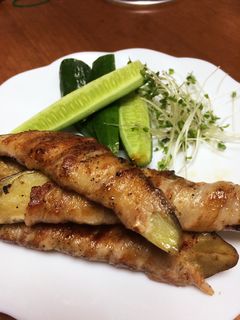 なすの豚バラ巻き-レシピのメイン写真