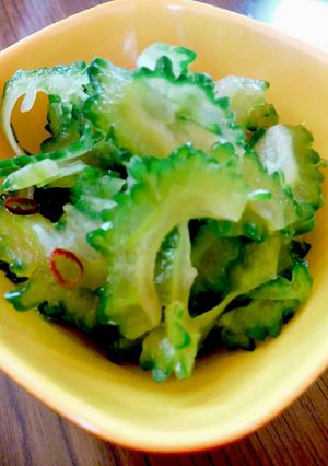 麺つゆで簡単☆ゴーヤのお浸し-レシピのメイン写真
