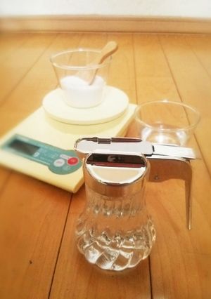 水と砂糖でシロップを作ったら容量は？-レシピのメイン写真