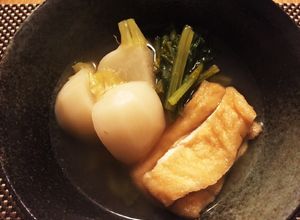 超簡単！ほっこり優しい小蕪と油揚げの煮物-レシピのメイン写真