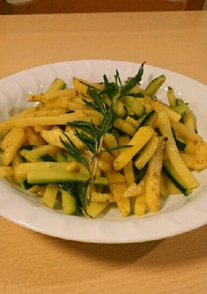 じゃがいもとズッキーニの炒め物-レシピのメイン写真