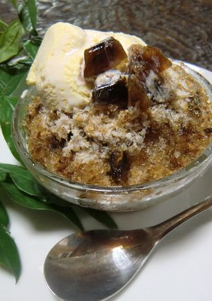 ほろ苦コクと香りのコーヒーかき氷アイス添-レシピのメイン写真