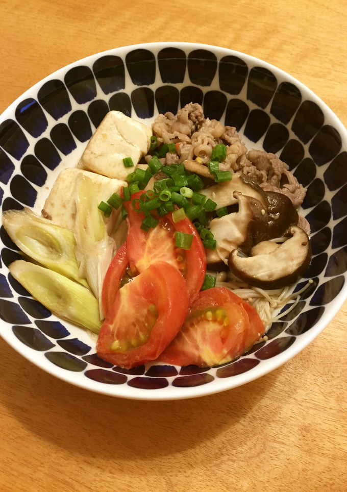 トマトときのこの洋風すき焼き煮-レシピのメイン写真