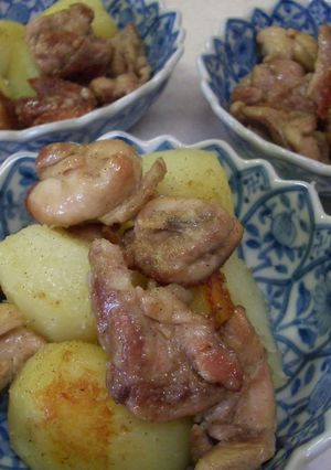 鶏モモとじゃがいも・・・だけ-レシピのメイン写真