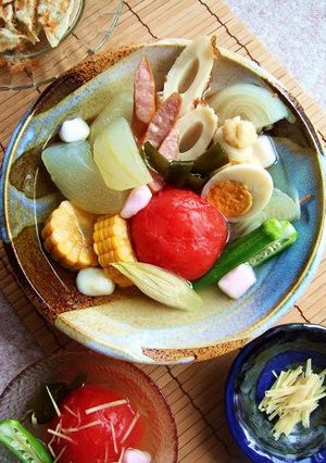 澄み切った旨さ♡夏の冷やしおでん！-レシピのメイン写真