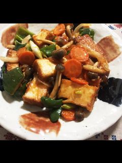 節約☆厚揚げ豆腐の中華風ケチャップ炒め-レシピのメイン写真