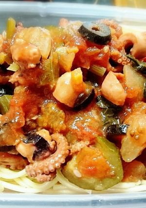 タコとオリーブのトマト煮-レシピのメイン写真