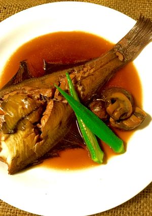カレイの赤ワイン煮-レシピのメイン写真
