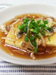 揚げない★揚げ出し豆腐のきのこ南蛮-レシピのメイン写真