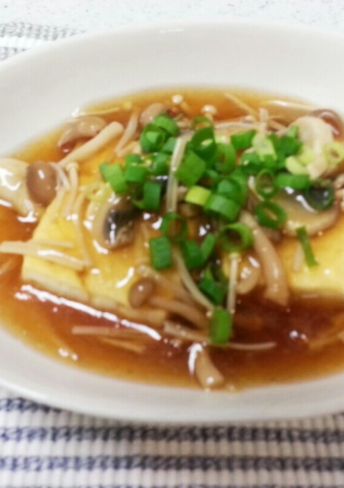揚げない★揚げ出し豆腐のきのこ南蛮-レシピのメイン写真
