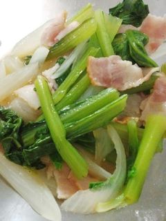 5分でできる☆野菜とベーコンのポン酢和え-レシピのメイン写真