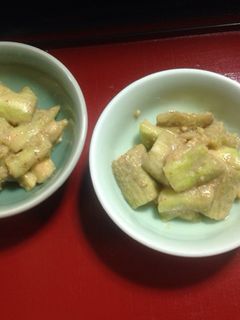 茄子の胡麻味噌和え-レシピのメイン写真