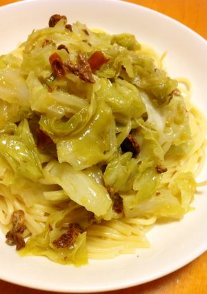 キャベツとアンチョビのちょい辛パスタ-レシピのメイン写真