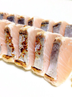 鰆の焼き霜造り-レシピのメイン写真