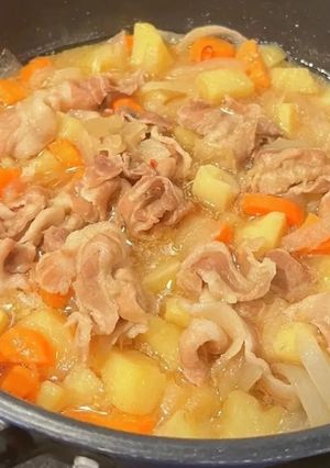給食の美味しい肉じゃが　管理栄養士まゆみ-レシピのメイン写真