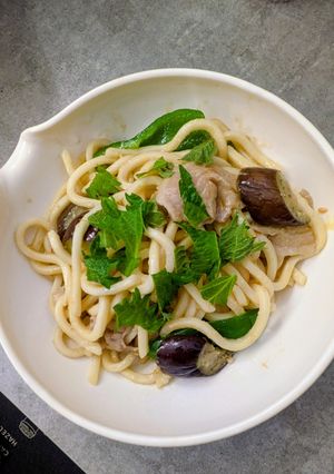 「夏野菜の味噌󠄀焼きうどん✨」-レシピのメイン写真
