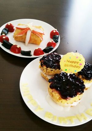 2歳誕生日ミッキーメニュー チョコ不要-レシピのメイン写真