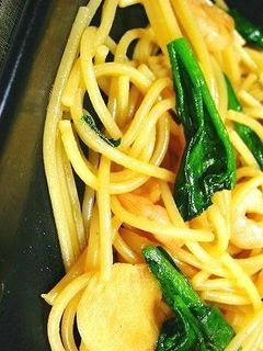 シーフード和風スパ-レシピのメイン写真