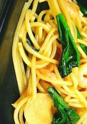シーフード和風スパ-レシピのメイン写真