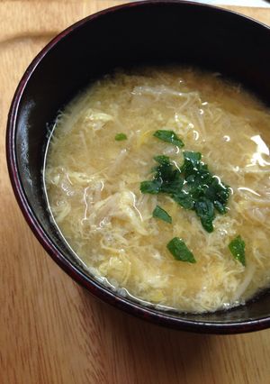 えのきのかき玉味噌汁-レシピのメイン写真