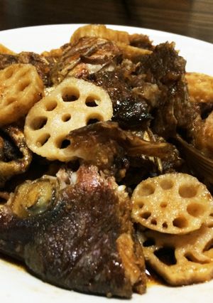 鯛アラと蓮根の簡単マリネ-レシピのメイン写真