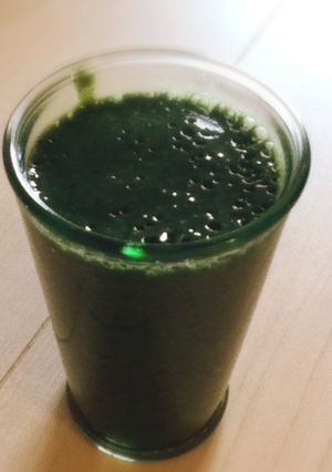 空芯菜ブルーベリー グリーンスムージー-レシピのメイン写真