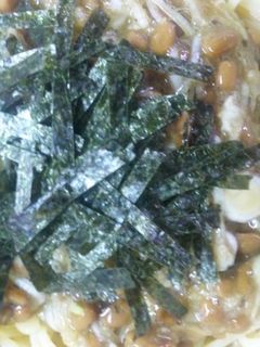 シンプルな納豆の冷製パスタ-レシピのメイン写真
