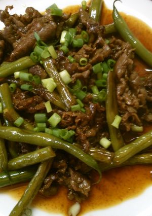 簡単♪ 牛肉と いんげんの 甘辛炒め-レシピのメイン写真