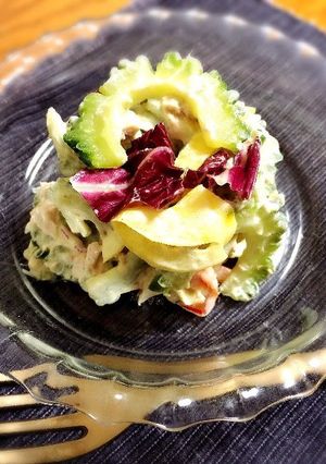 綾ゴーヤのマヨ和え-レシピのメイン写真