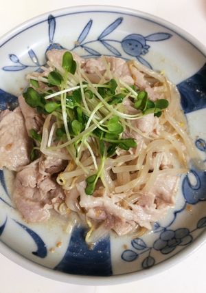 鍋要らず！簡単豚しゃぶ（冷でも温でも）-レシピのメイン写真
