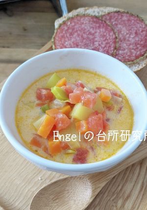 新鮮トマトの野菜スープ【カナダ料理】-レシピのメイン写真