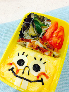 キャラ弁!スポンジボブ-レシピのメイン写真