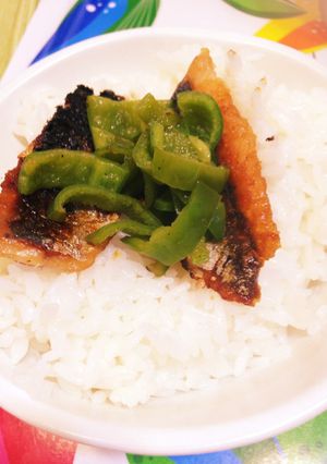 あじの蒲焼丼-レシピのメイン写真